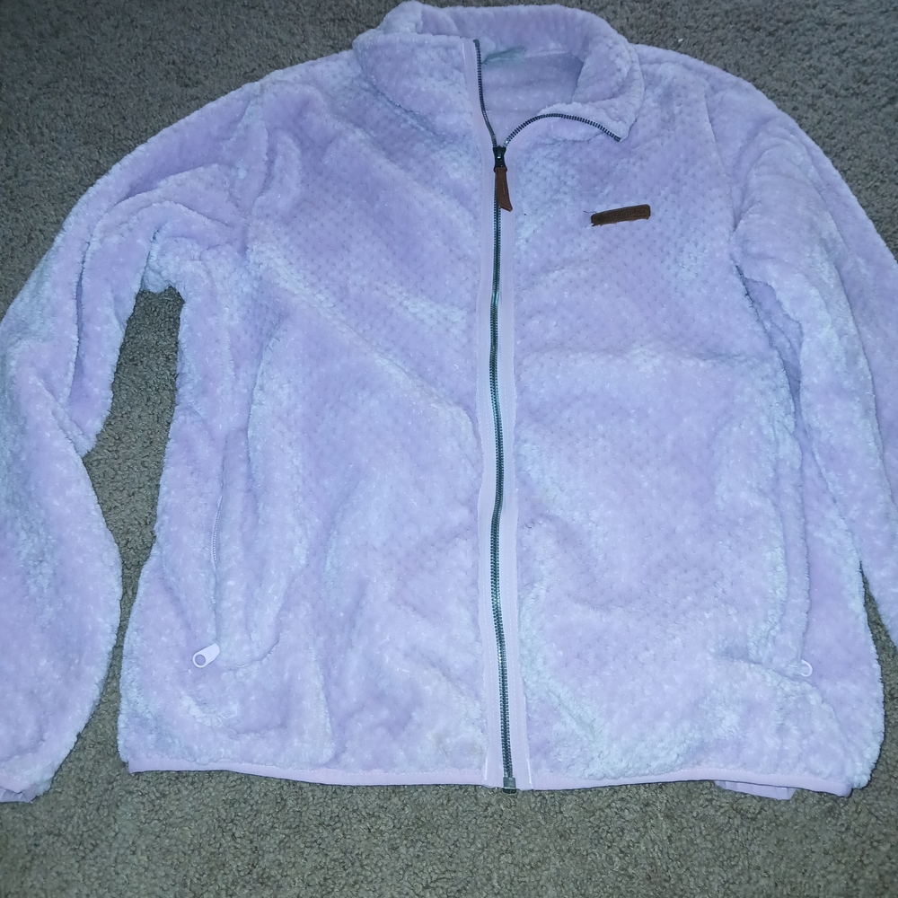 Columbia Soft Purple Fleece Jacket